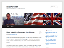 Tablet Screenshot of mikegrehan.com